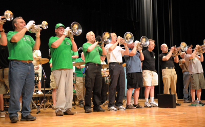 Optimists Alumni rehearsing (St Joe's, 2009)
Photo by Eric McConachie
Keywords: 2009