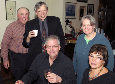 Rick, Bill, Dave, Karen & Debbie (Christmas Social, 2010)
Photo by David Johns
Keywords: 2010