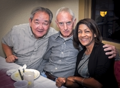Ron Chong, Paul Blanchard and Matt Kimasko's mom (Dick Brown Memorial, 2010)
Photo by David Johns
Keywords: 2010