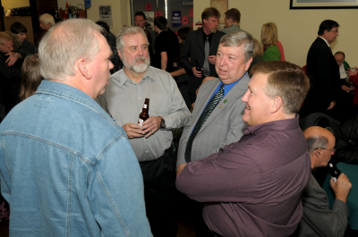 Jim Kane, Brian Hogan, John O'Leary & Chris White (Dick Brown Celebration, 2010)
Photo by David Johns
Keywords: 2010