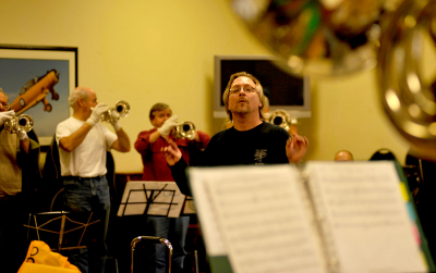 Jeff MacKay conducting at the Legion (2010)
Photo by David Johns
Keywords: 2010