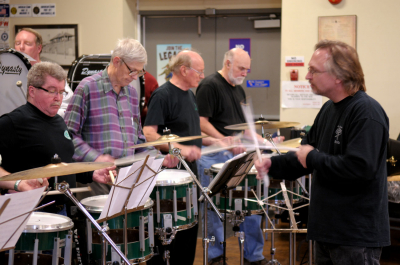 Rehearsing at the Legion (2010)
Photo by David Johns
Keywords: 2010