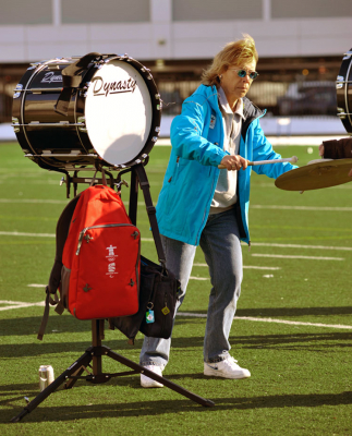 Carol Munro, rehearsing at St Mike's (2010)
Photo by David Johns
Keywords: 2010