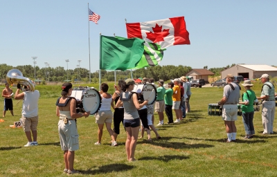 Optimists Alumni rehearsing (Michigan City, 2010)
Photo by David Johns
Keywords: 2010