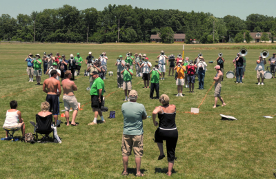 Optimists Alumni Rehearsing (Michigan City, 2010)
Photo by David Johns
Keywords: 2010