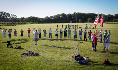 Optimists Alumni rehearsing (Michigan City, 2010)
Photo by David Johns
Keywords: 2010
