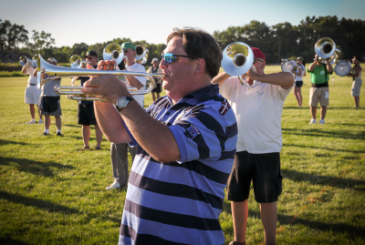 Gerry Bencze, Optimists Alumni rehearsing (Michigan City, 2010)
Photo by David Johns
Keywords: 2010