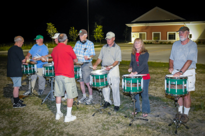 Optimists Alumni drums rehearsing (Michigan City, 2010)
Photo by David Johns
Keywords: 2010