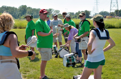 Optimists Alumni Rehearsing (Michigan City, 2010)
Photo by David Johns
Keywords: 2010