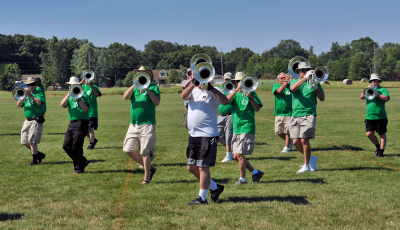 Optimists Alumni Rehearsing (Michigan City, 2010)
Photo by David Johns
Keywords: 2010