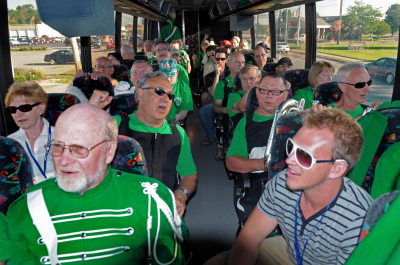 On the bus to the show (Michigan City, 2010)
Photo by David Johns
Keywords: 2010