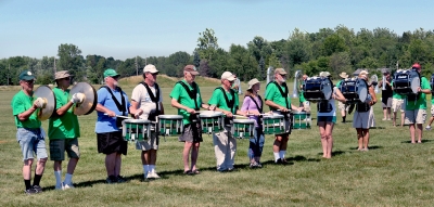 Optimists Alumni rehearsing (Michigan City, 2010)
Photo by David Johns
Keywords: 2010