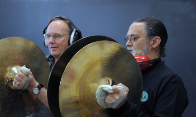 Dave Matts and Ron Smith rehearsing (Simcoe, 2010)
Photo by David Johns
Keywords: 2010