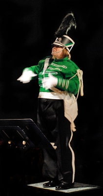 Laura King, Optimists Alumni Drum Major (Simcoe, 2010)
Photo by Eric McConachie
Keywords: 2010