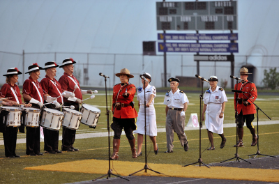 Opening ceremonies at Scout House show (Waterloo, 2010)
Photo by Frans Rood
Keywords: 2010