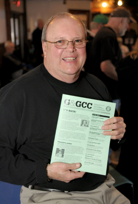 Rick Robida with first issue of G&GCC (Welland Open House, 2010)
Photo by David C. Johns
Keywords: 2010