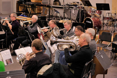 Rehearsing at St Mike's (2010)
Photo by David Johns
Keywords: 2010