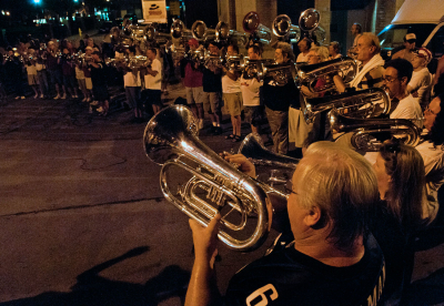 Hawthorne Caballeros Alumni rehearsing (Rochester, 2011)
Photo by David Johns
Keywords: 2011