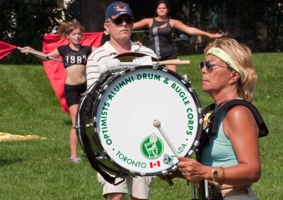 Carol Munro & Rick Roblin, Optimists Alumni rehearsing with Northstar Colours (Rochester, DCA, 2011)
Photo by David Johns
Keywords: 2011