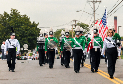 Optimists Alumni marching to the stadium (DCA, Rochester, 2011)
Photo by Eric McConachie
Keywords: 2011