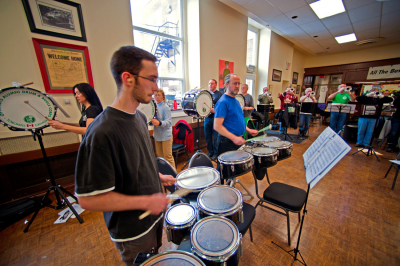 Optimists Alumni rehearsing (The Legion, 2011)
Photo by David Johns
Keywords: 2011