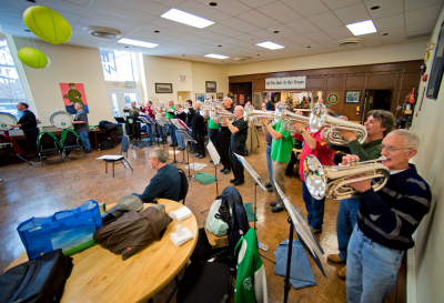 Optimists Alumni rehearsing (The Legion, 2011)
Photo by David Johns
Keywords: 2011