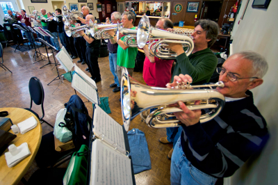 Optimists Alumni rehearsing (Legion, 2011)
Photo by David Johns
Keywords: 2011