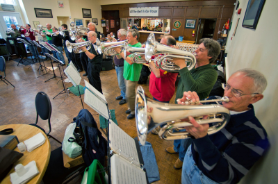 Optimists Alumni rehearsing (The Legion, 2011)
Photo by David Johns
Keywords: 2011