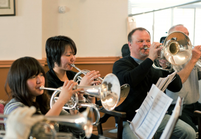 Eri Osumi, Sayuri Tsuboi, someone and Len Perrin (The Legion, 2011)
Photo by David Johns
Keywords: 2011
