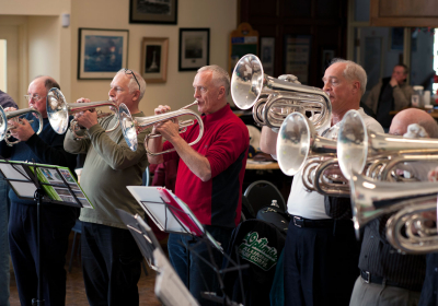 Optimists Alumni rehearsing (The Legion, 2011)
Photo by David Johns
Keywords: 2011