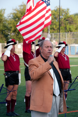 Singing the National Anthem (Oshawa, 2011)
Photo by David Johns
Keywords: 2011