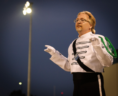 Jeff MacKay, Optimists Alumni Drum Major (Oshawa, 2011)
Photo by David Johns
Keywords: 2011