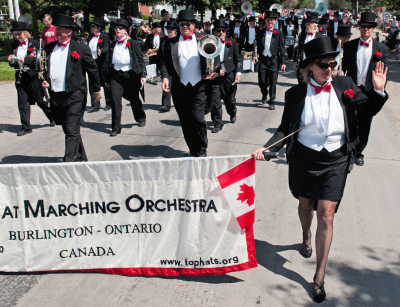 Top Hat Marching Orchestra (Port Dover, 2011)
Photo by David Johns
Keywords: 2011