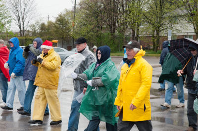 Optimists Alumni learning drill in the rain (May, 2011)
Photo by David Johns
Keywords: 2011