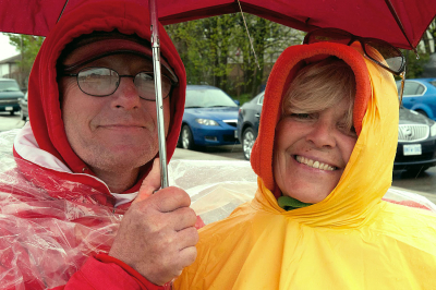 Rick & Susan share an umbrella (2011)
Photo by David Johns
Keywords: 2011
