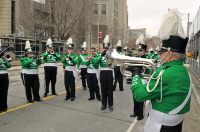 Optimists Alumni warming up (St Pats parade, 2011)
Photo by David Johns
Keywords: 2011