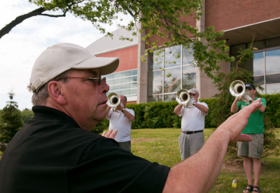 Dave Bruce conducting rehearsal (Sudbury, 2011)
Photo by David Johns
Keywords: 2011