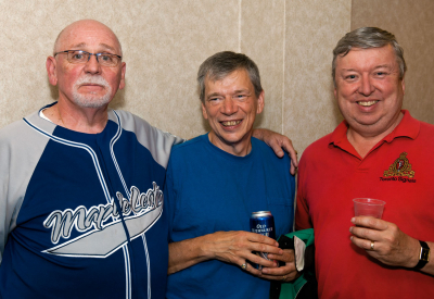 Bill Kellas, Bill Kane and John O'Leary (Sudbury, 2011)
Photo by David Johns
Keywords: 2011