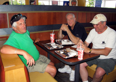 Warren Berger, Mike Lang and Brian Adam at Lick's (Sudbury, 2011)
Photo by David Johns
Keywords: 2011