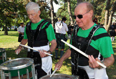 John Malcolm and Lorne Ferrazzutti warming up (Warriors' Day, 2011)
Photo by Eric McConachie
Keywords: 2011