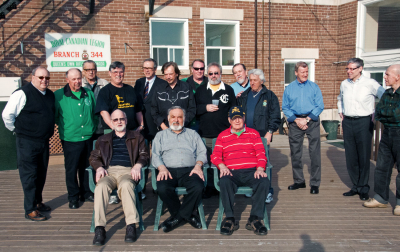 Some of the guys who knew Andy (Andy Henderson Memorial, 2012)
Photo by Eric McConachie
Keywords: 2012