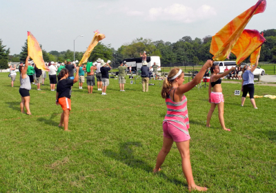 The corps and guard rehearsing (Annapolis, 2012)
Photo by David Johns
Keywords: 2012