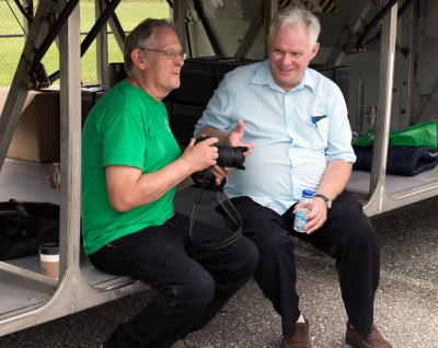 Eric McConachie and Vern Reid (Annapolis, 2012)
Photo by David Johns
Keywords: 2012