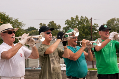 Rick, Doug, Warren and Gord, Optimists Alumni rehearsing (DCA, Annapolis, 2012)
Photo by Eric McConachie
Keywords: 2012