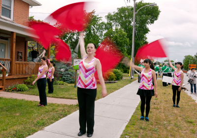 The guard warming up (Bobcaygeon, 2012)
Photo by David Johns
Keywords: 2012