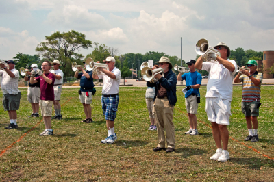 Optimists Alumni rehearsing (July, 2012)
Photo by Eric McConachie
Keywords: 2012