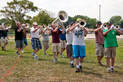 Optimists Alumni rehearsing (July, 2012)
Photo by Eric McConachie
Keywords: 2012