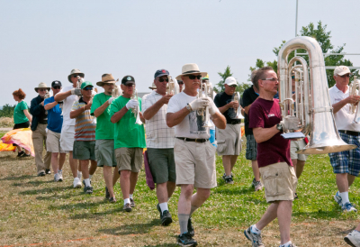 Optimists Alumni rehearsing (July, 2012)
Photo by Eric McConachie
Keywords: 2012