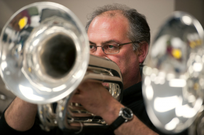 Brian Adam at rehearsal (Kitchener, 2012)
Photo by David Johns
Keywords: 2012