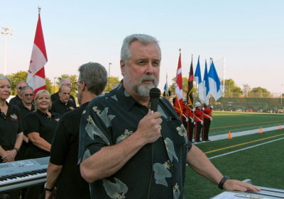 Brian Hogan, MC (Oshawa, 2012)
Photo by David Johns
Keywords: 2012